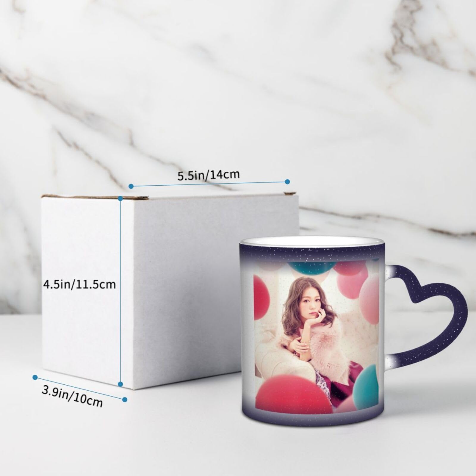 Amazon.co.jp: マグカップ 西野カナ (9) 感熱変色 色が変わる 330ml